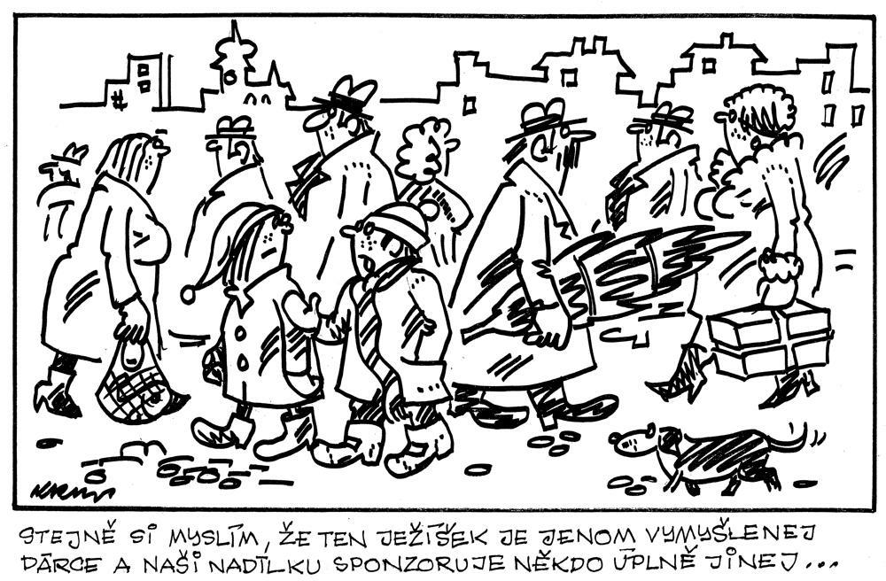 Kresba: Oldřich Krupička